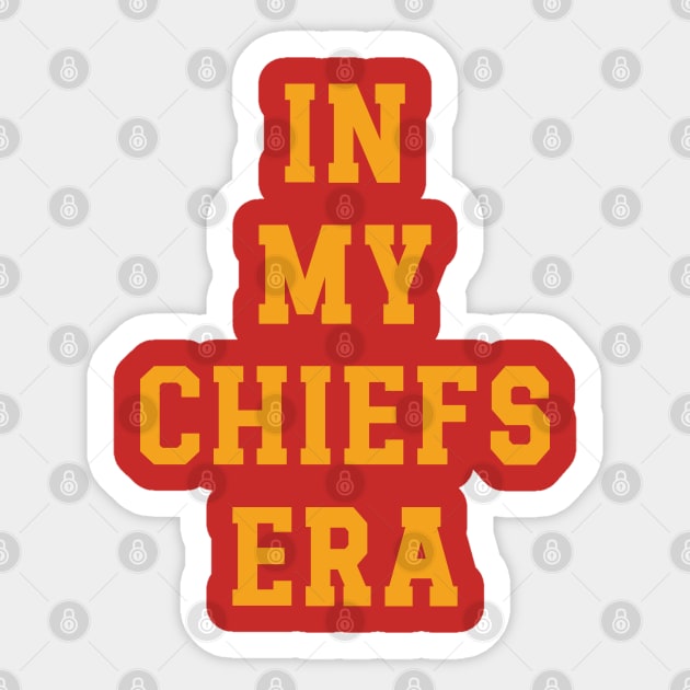 In My Chiefs Era v2 Sticker by Emma